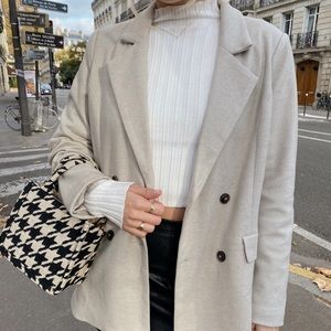 H&M houndstooth purse
